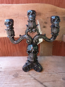 One of the candelabras before I had my way with it.